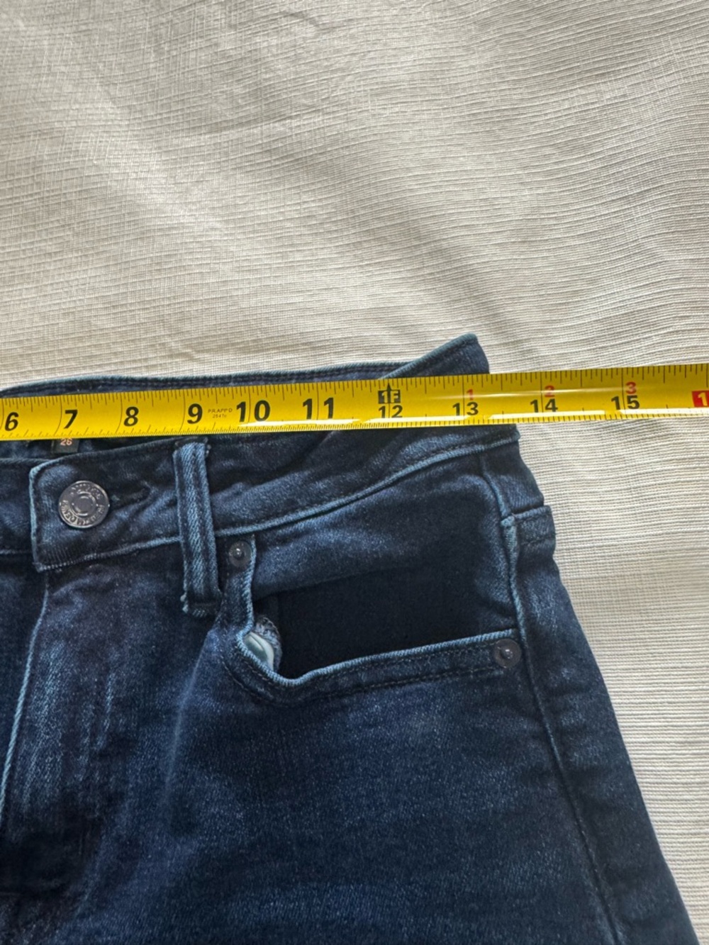 Quince Indigo Wide-Leg High-Rise Jeans 26 - Picture 5 of 8